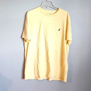 Nautica Men's XXL Yellow Short Sleeve TShirt